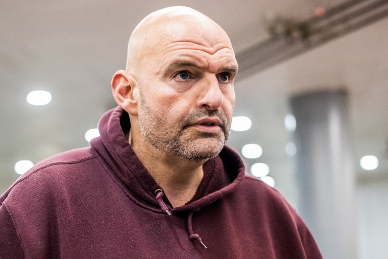 Sen. John Fetterman, D-Pa., at the Capitol on Sept. 26, 2023.