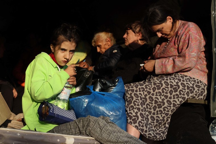 More than 65,000 Armenians have fled Nagorno-Karabakh for Armenia, Yerevan said on September 28, 2023, as the exodus continued from the breakaway enclave which Azerbaijan recaptured last week in a lighting offensive