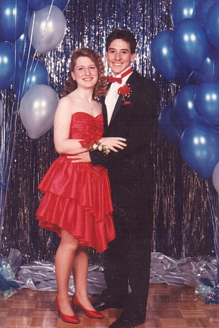 Jennifer Faith and Darren Lopez at prom.