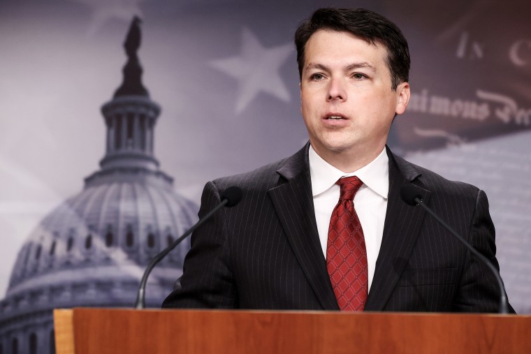 Rep. Brendan Boyle (D-PA) speaks during a news conference at the U.S. Capitol in Washington, DC. on March 1, 2021. 