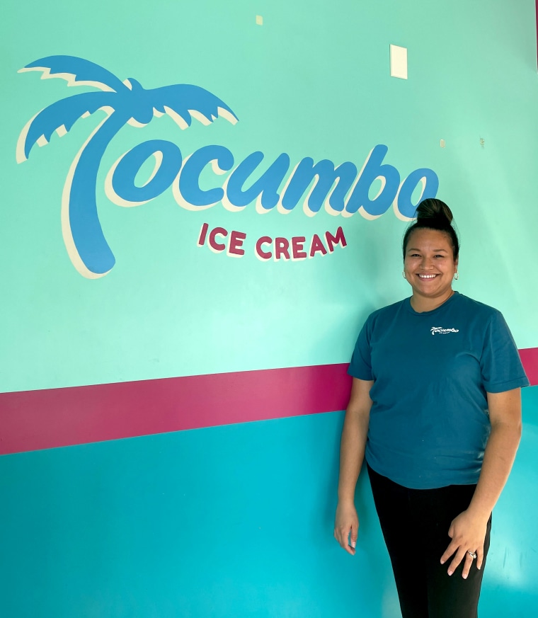 Image: Jennifer Clausen-Quiroz at Tocumbo Ice Cream in Anaheim, Calif.
