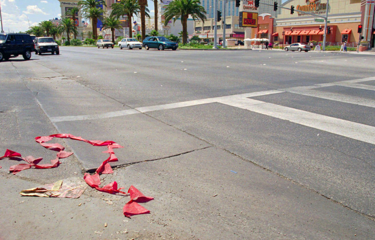 The intersection Marion "Suge" Knight were shot in Las Vegas