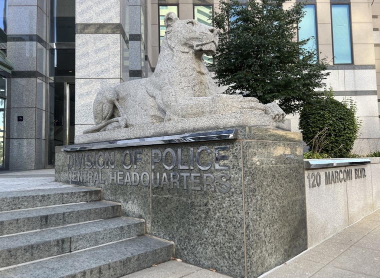 La entrada de las oficinas centrales de la Policía de Columbus, en Ohio, el 21 de septiembre de 2023.
