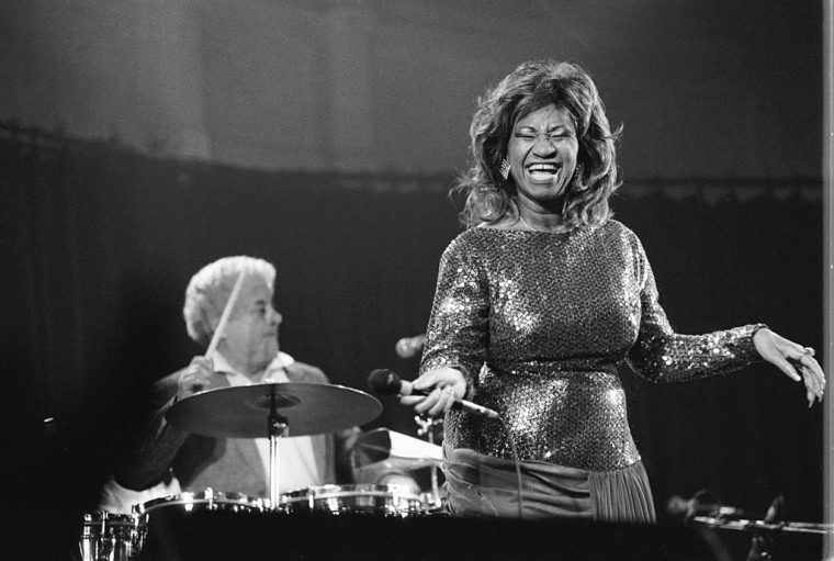 Celia Cruz y Tito Puente en 1987.