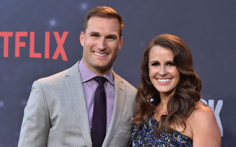 Kirk Cousins and his wife Julie Cousins