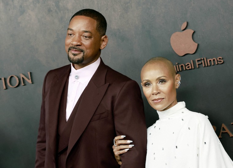 Will Smith and his wife actress Jada Pinkett Smith 