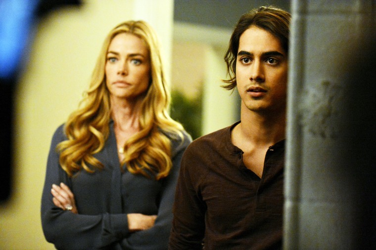 Avan Jogia and Denise Richards in "Twisted."