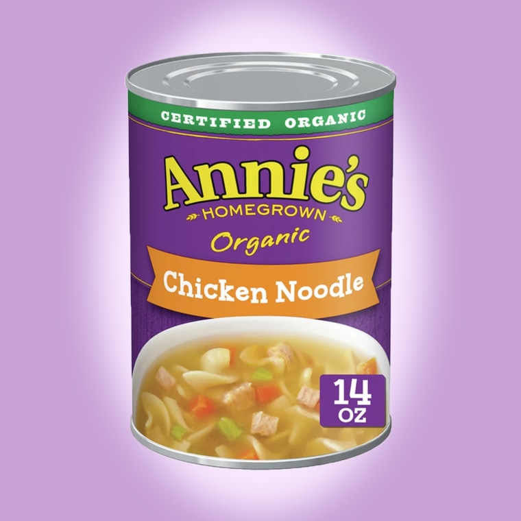 Annie’s Homegrown Organic Chicken Noodle Soup.