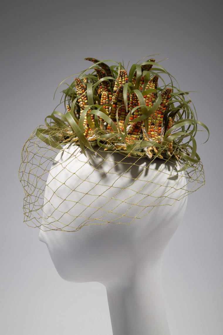 A corn hat by Bes Ben c. 1962—1965.