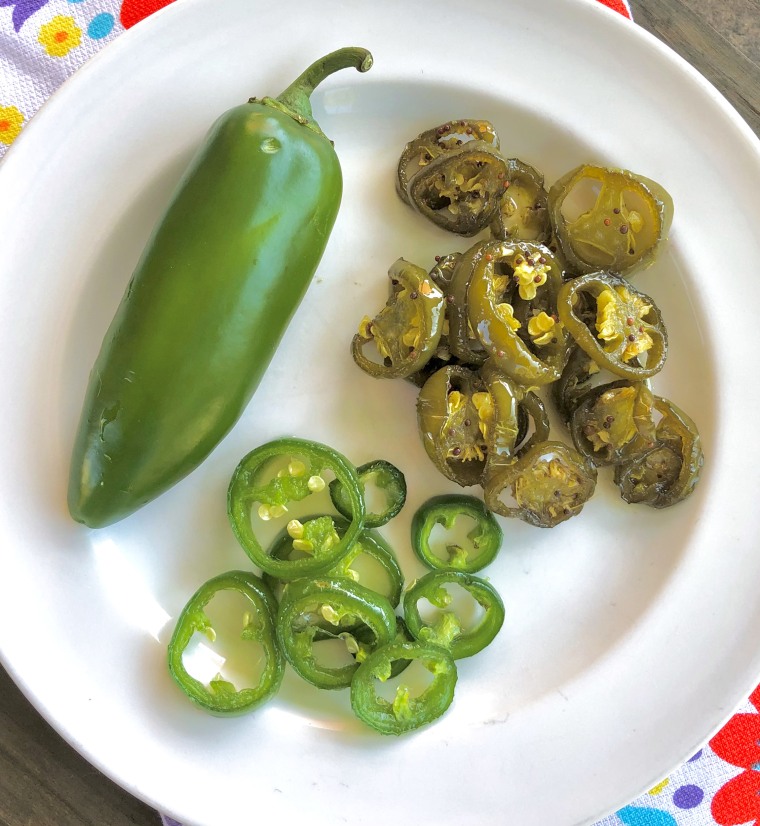 It’s a snap to make both bright green sugared and sweet pickled style jalapenos at home.