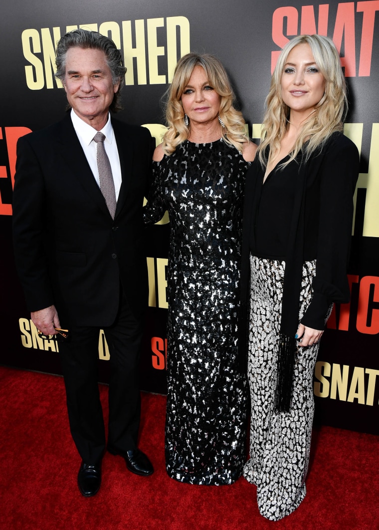 Kurt Russell, Goldie Hawn and Kate Hudson