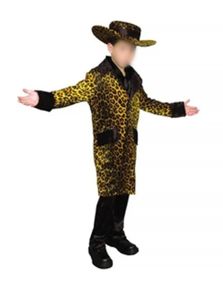 "Child Cheetah Pimp Suit Costume"