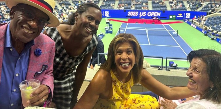 Hoda Kotb, Al Roker, US Open