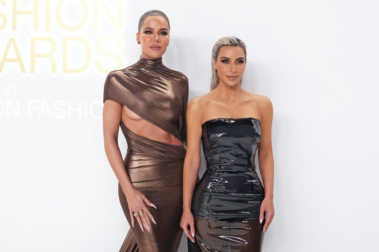 Khloe Kardashian and Kim Kardashian