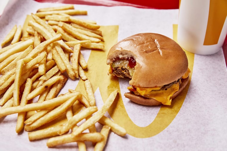 McDonald’s Double Cheeseburger is selling for 50 cents on National Cheeseburger Day.