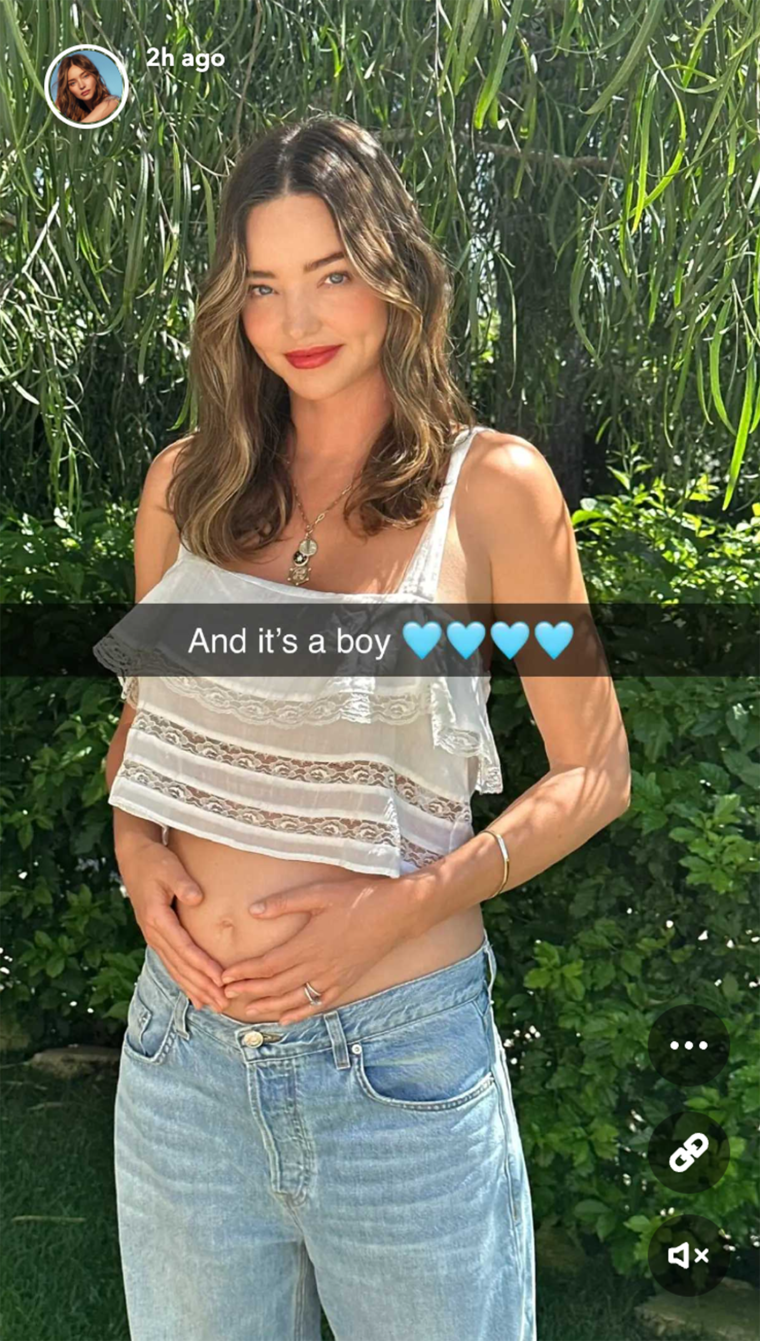 The model and businesswoman will welcome another son.