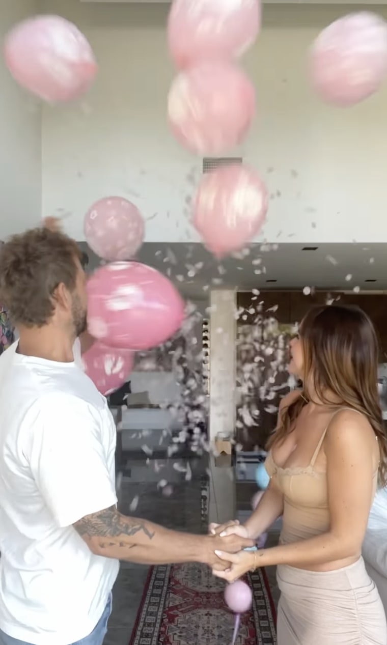 The couple revealed that they are having a girl.