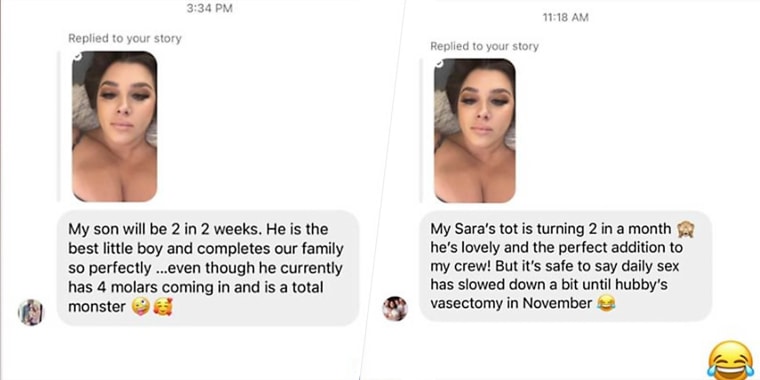Buckley has collected some of the messages she's received in an Instagram highlight she's titled "Sara's Tots."