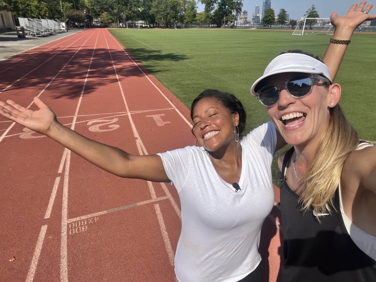 Sheinelle Jones trains for NYC Marathon