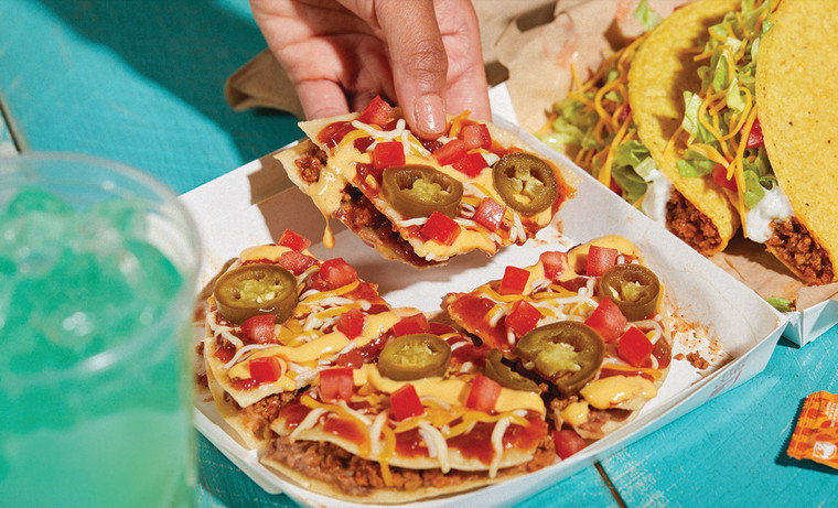 Taco Bell’s Cheesy Jalapeño Mexican Pizza.
