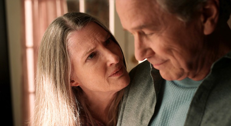 Annette O’Toole as Hope and Tim Matheson as Doc Mullins in "Virgin River."