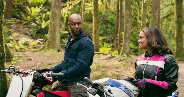 Colin Lawrence as Preacher and Kandyse McClure as Kaia in "Virgin River."