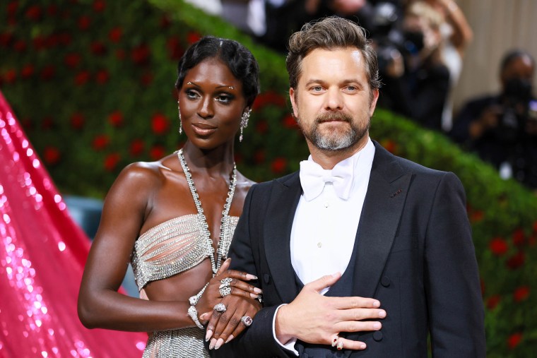 Jodie Turner-Smith and Joshua Jackson at the 2022 Met Gala