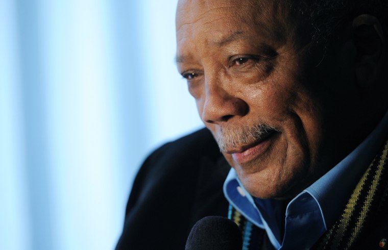 Quincy Jones in Los Angeles on Dec. 11, 2012.