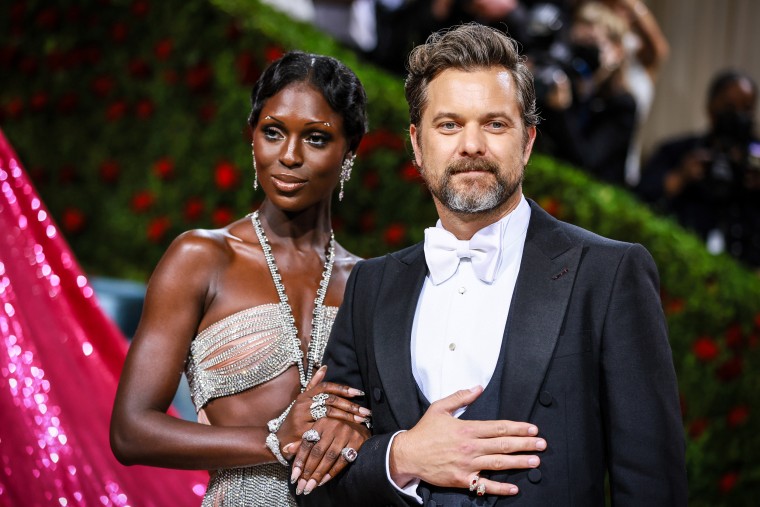 Jodie Turner-Smith and Joshua Jackson attend The 2022 Met Gala at The Metropolitan Museum of Art on May 2, 2022 in New York.