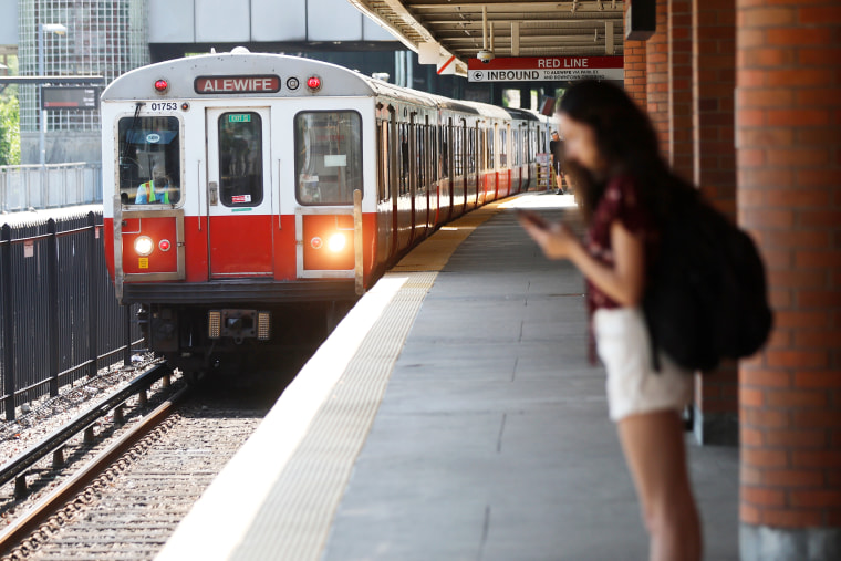 Boston Massachussetts Red Line Train Station Tracks