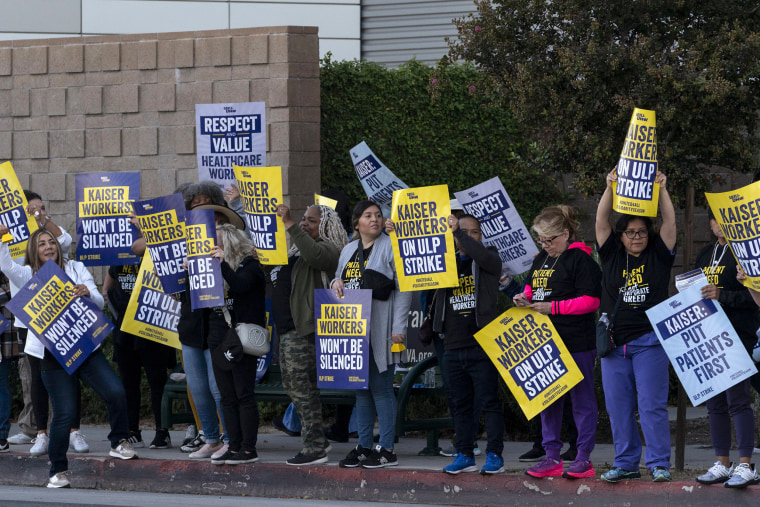 kaiser permanente union strike