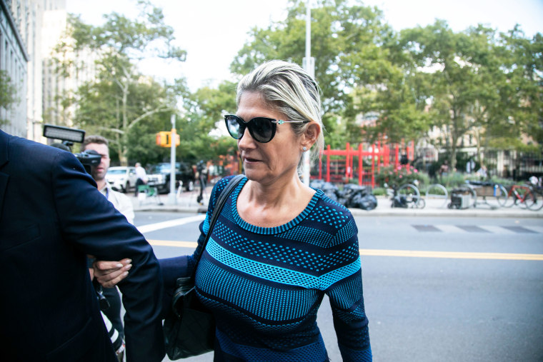 Nadine Menendez arrives at federal court in New York