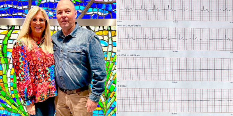 near death experience EKG flatline
