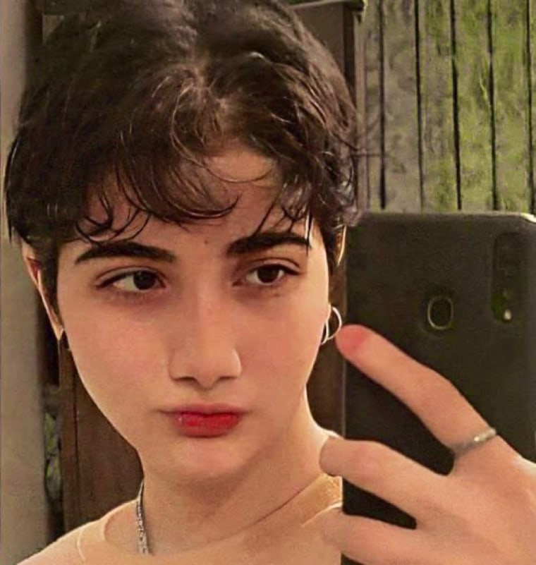 Armita Giravand, 16 years old, an Iranian girl in a coma