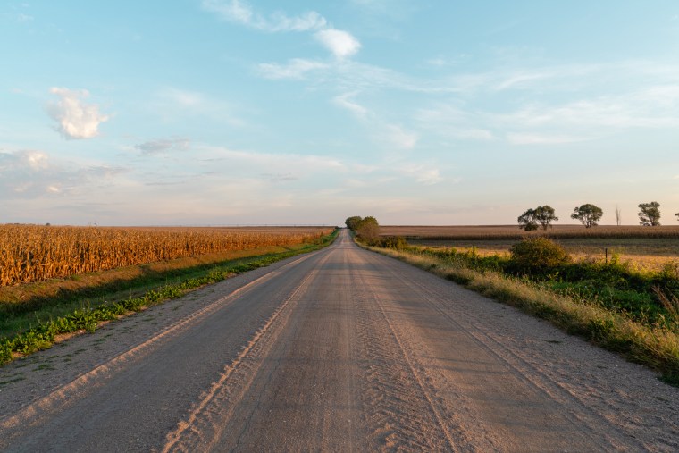 A country road in southeastern Nebraska.