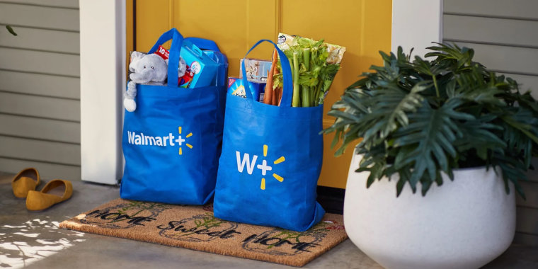 The perks of a Walmart Plus membership include discounts on fuel and early access to deals.