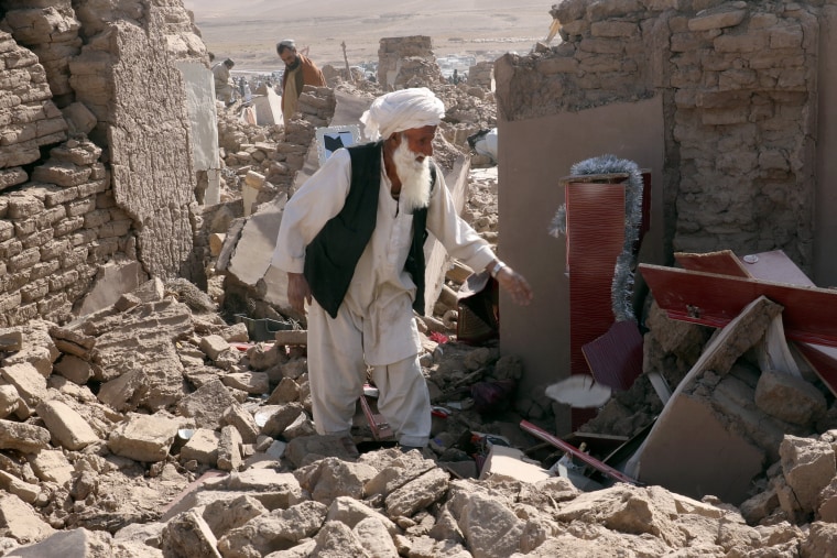 Earthquake in Zenda Jan district in Herat province, Afghanistan