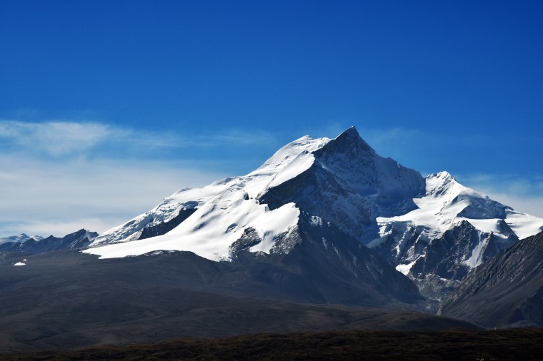 View of Shishapangma Mountain in Tibet