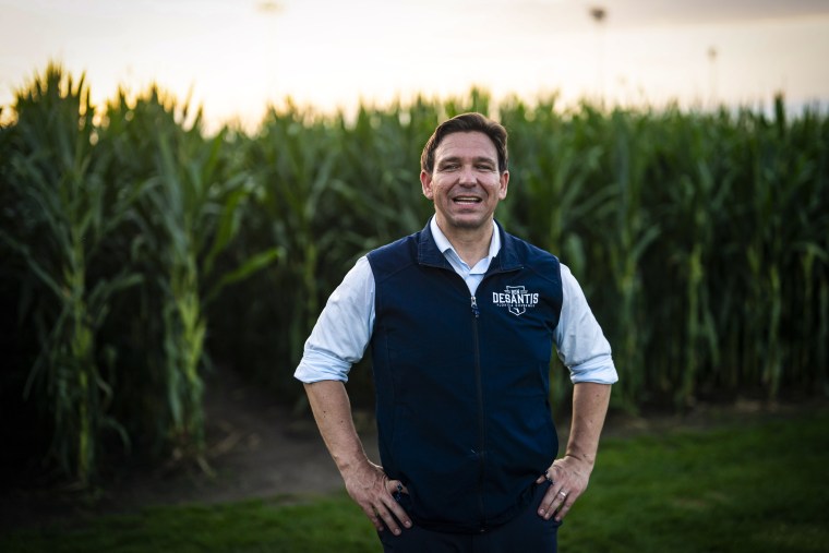 GOP Presidential Candidate Ron DeSantis Visits Field Of Dreams