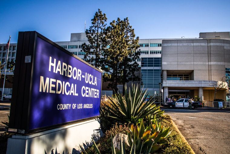 Harbor UCLA Medical Center in Torrance, Calif., on Feb. 23, 2021,