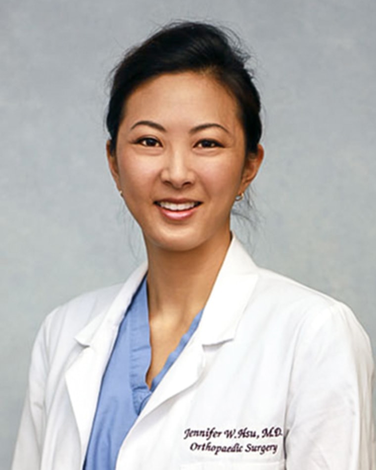 Orthopedic surgeon Jennifer Hsu.
