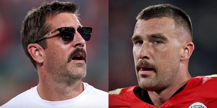 Aaron Rodgers and Travis Kelce.