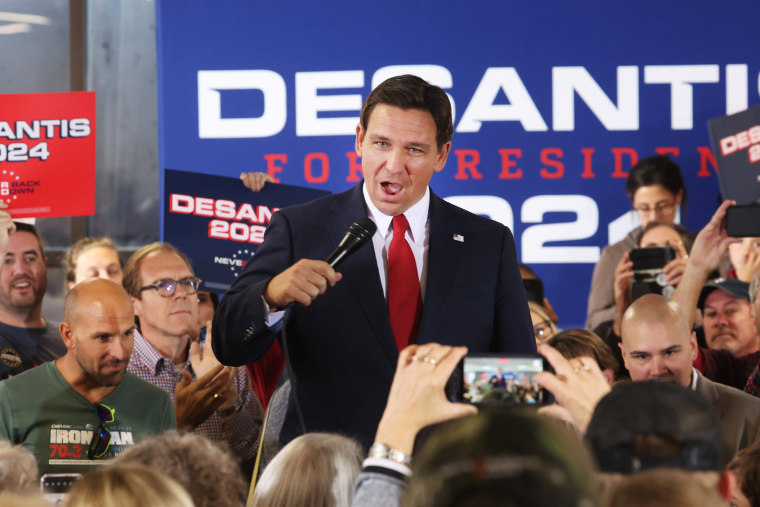 Presidential Candidate Ron DeSantis Campaigns In Iowa