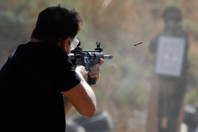 Weapons distribution in northern Israel. 