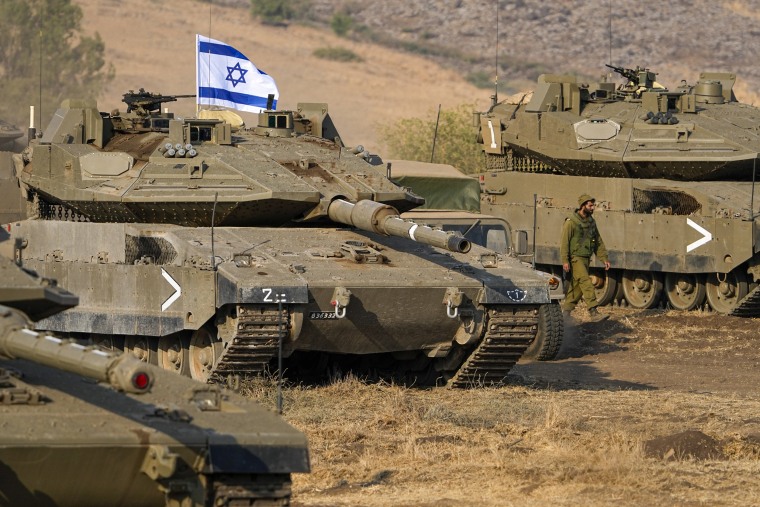 Israel Tanks Lebanon Border