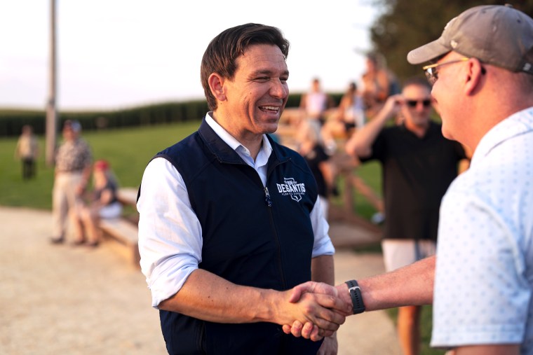 Ron DeSantis Visits Field Of Dreams