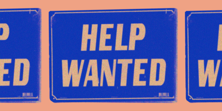 Photo Illustration: A "Help Wanted" sign