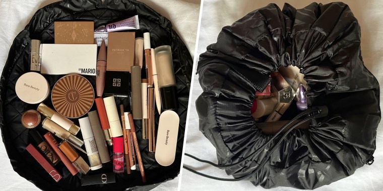 Where to Buy Spacious Drawstring Makeup Bag