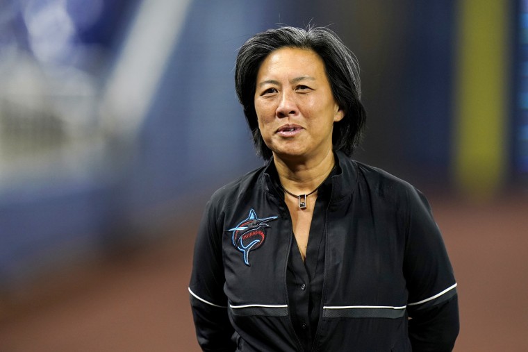 Miami Marlins general manager Kim Ng.