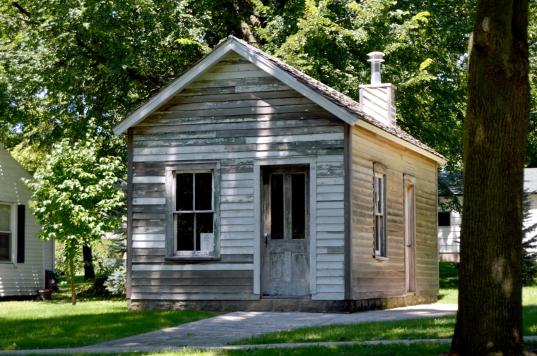 The Albert Cashier house in Saunemin, Ill.